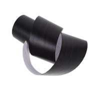 SOIMISS Flexible Self-Adhesive Skirting Board Trim Peel and Stick Baseboard Molding for Wall Floor Trim Decoration in Black Wood Grain for Balcony Hallway Entrance DIY Home Upgrade