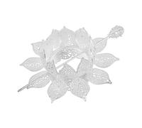 SOIMISS Flower Hair Stick Metal Hair Fork for Women Handmade Graceful Floral Design for Cultural Festivals and Weddings