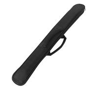 SOIMISS Flute Organizer Linen Carrying Case Black Sturdy Cloth Bamboo Flute Storage Bag Portable for Students and Musicians Random Color