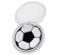 SOIMISS Football Referee Flip Coin for Soccer Matches, Metal White | Reusable Break Resistant Judge Coin, Smooth Finish for Coaches and Referees in Competition