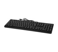SOIMISS Full-Size Wired USB Keyboard with Arabic Letters and Number Pad for Work and Gaming, Compatible with Laptop and Pc, Reliable Wired Keyboard for Office Use