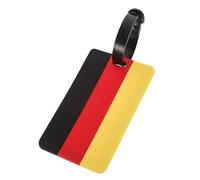 SOIMISS German Flag Luggage Tag for Suitcases Travel Baggage Marker 3D Flag Design Made of Sturdy PVC Travel Tag Set for Easy Identification