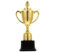 SOIMISS Gold Award Trophy Cup with Lid, First Place Winner Award Trophies, Golf Football Trophy for Soccer Baseball Rugby Party Favor Prop Reward Winning Competition Sport Event