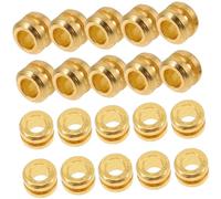 SOIMISS Golden Metal Guitar String Beads String Accessory 20pcs Portable and User-friendly Design for Acoustic and Classical Guitars