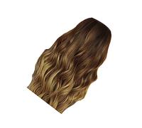 SOIMISS Gradient Medium Curly Wig for Women Stylish Long Blunt Bangs Hair Cover Ventilative Synthetic Hairpiece for Party Cosplay Halloween Masquerade Accessories