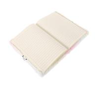 SOIMISS Gradient Plush Lockable Diary Book for Creative Cartoon Notebook with Diamonds Fluffy Secret Journal for Students Portable Writing and Note Taking Cute School Supplies