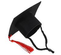 SOIMISS Graduation Time Felt Pet Hat with Tassel for Small Pets Including Hedgehogs and Mice, Graduation Cap for Party Dress and Photo Prop Accessories