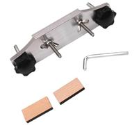 SOIMISS Guitar Bridge Clamp Tool for Acoustic Classical Guitars Easy to Use with Soft Cork Pads and Wrench Repair Accessory for Luthier and DIY