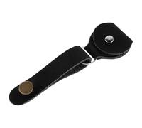 SOIMISS Guitar Neck Pick Bag Pu Headstock Tie for Guitar Strap Holder Picks Pouch Keychain for Music Festival Party Use