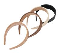 SOIMISS Hair Accessories Raffia Headbands Prevent Hair from Being Scattered 4Pcs Unique Rattan Style Simple for Women for Everyday Use