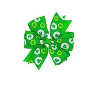 SOIMISS Hair Clips 4pcs Easy to Clip with Good Grip Green and Bowknot Design St Patrick's, Green and Bowknot Design Daily Life Hair Accessories