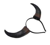 SOIMISS Halloween Bull Horn Headband Movable Devil Horns Hair Accessory for Cosplay Festivals Parties Comfortable Fit for All Ages for Costume Decoration