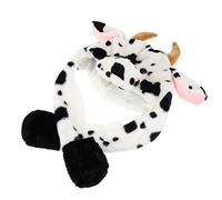 SOIMISS Halloween Moving Ears Plush Cow Hat Novelty Hat for Adults | Plush PP Cotton, Lovely Style for Dance Performances and Music Festivals, Easy to Wear and Take Random Color