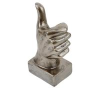 SOIMISS Hand Gesture Resin Craft Finger Sculpture Thumbs Up Desk Ornament Nordic Style for Office Bar Desktop Decor