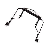 SOIMISS Harmonica Holder Metal Frame Neck Rack for Hands Playing Compatible with Various Brands Lightweight and Durable for Beginners and Adults Black