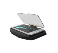 SOIMISS Head Up Display Phone Holder for Car Dashboard with Non Slip Mat Wide Reflective Film for Navigation Projection Angle Fits Phones Up to Enhances Driving Safety