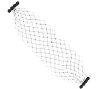 SOIMISS Headband with Veil Rhinestone Mesh Lace Headband Black Iron Polyester Smooth Comfortable for Wedding Carnivals