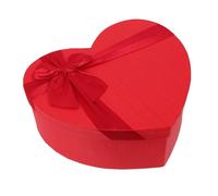SOIMISS Heart Shaped Box Medium Red Versatile Wrapping Box for Chocolates Flowers Valentines Presents Romantic Packaging for Couples