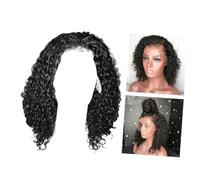 SOIMISS Heat Resistant Short Curly Lace Front Wig for Women Synthetic Wave Bob Style with Natural Hairline and Breathable Lace Lightweight Comfortable Human Hair Alternative