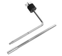 SOIMISS Heavy Duty Cymbal Arm Extension Bracket with Extra-Long Pole and Zinc Alloy Clamp for Drum Set, Versatile Design Suitable for Settings and Performance Needs