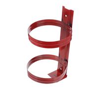 SOIMISS Heavy Duty Iron Fire Extinguisher Wall Mount Rack Bracket Holder with Smooth Polished Surface for Secure and Practical Hanging Storage Easy Installation for Indoor Use