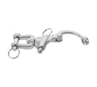 SOIMISS Heavy Duty Stainless Steel Spring Snap Hook with Swivel Connection for Smooth Operation, Quick Release Boat Hardware Snap Hook for Industrial Lifting and Sailing Rigging