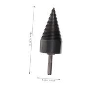 SOIMISS Heavy Duty Wood Log Splitter Drill Bit with Deep Thread for Efficient Firewood Splitting Hex Shank Kindling Splitter Suitable for Oak Hickory Walnut Sycamore Compatible with