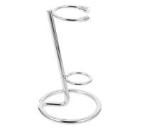 SOIMISS Hexagonal Crystal Holder Energy Stone Silver Small Pedestal Display Stand Suitable for Home Office and Retail Spaces