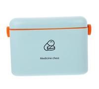SOIMISS Household Medicine Case Small Size Sealing Multi-Function Storage Emergency Kit Covered Medicine Box Handle for Home Use