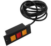 SOIMISS Industrial Rolling Gate Switch with 3-meter Wire Manual Control Button for Apartment Garage and Warehouse Shutter Doors Security Door Opener Accessory