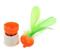 SOIMISS Interactive Cat Carrot Molding with Spring and Sucker, Amusing Teasing and Training for Cats and Kittens, Treat Dispensing for Home Or Pet Store