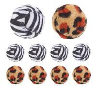 SOIMISS Interactive Cat with Pp Core 10pcs for Indoor Cats and Kittens Soft Knitting Material round Shape for Exercise Random Color