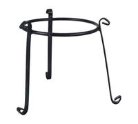 SOIMISS Iron Floor Plant Stand for Potted Planters, Black Balcony Holder