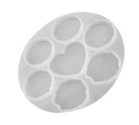 SOIMISS Irregular Phone Grip Mold Silicone Casting Tray for DIY Phone Holder Flexible Reusable Epoxy Resin Mold with Smooth Surface for Crafting and Soap Candle Projects