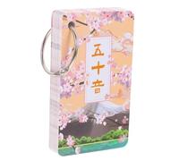 SOIMISS Japanese Hiragana Katakana Flash Cards Set for Beginners, Gojūon Syllabary Practice Cards with Ring Binder, Portable Learning Tool for and Adults