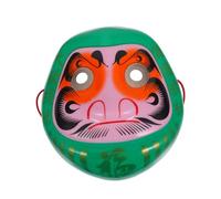 SOIMISS Japanese Style Mask Traditional Theater Performance Prop Unique Party Mask for Halloween Cosplay Comfortable Elastic Band for Easy Wear Design