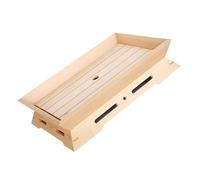SOIMISS Japanese Sushi Plate Wooden Serving Tray Sashimi Display Board Lightweight Portable Decorative Food Platter for Home Restaurant Catering