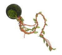 SOIMISS Jumping Spider Habitat with Artificial Vine Climbing Hideout Terrarium Hide Accessory for Reptiles and Mini Spiders Portable Enclosure Shelter Enhancing Pet Comfort and Activity