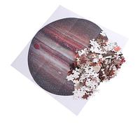 SOIMISS Jupiter Decompression Jigsaw Puzzle Round Planet Puzzle for Stress Relief and Intellectual Fun for Adults and Family Entertainment