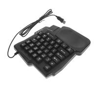 SOIMISS K1 35-key Mechanical Feel Backlit Gaming Keyboard for E-sport and Computer Games, Wired Design Suitable for Home and Dorm Use, Compact Portable Keyboard with Rgb Backlight