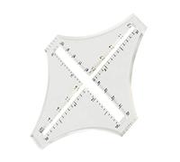 SOIMISS Knitting Calculator Density Ruler Precise Knitting Gauge for Quilting Accurate Measurement Tools for DIY Projects Lightweight and Durable Acrylic Design