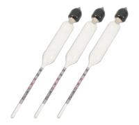SOIMISS Lab Testing Meter 3pcs: Glass Hydrometer for Cow and Goat Milk with 15-45 Density Range - Measurement Instrument for Dairy Product Monitoring
