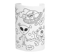 SOIMISS Large Creative Drawing Paper Roll with Space-Themed Predrawn Outlines for Wall Stickers Educational Coloring for Boys and Early Art Fun and DIY Painting