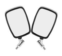 SOIMISS Large Square Motorcycle Rear View Mirror Replacement with Enhanced Rear Observation Wide Angle Visibility Fit for Motorbike Side Mirrors and Scooter Rearview Safety