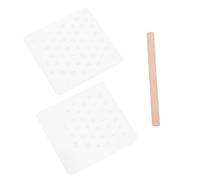 SOIMISS Leather Alphabet Engraving Stamp for Leathercraft DIY Durable Compact Leathercraft Tool with Upper Lowercase Letters and Wooden Handle for Embossing Leather Accessories