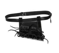 SOIMISS Leather Sword Frog Holder for Two Swords Elastic Belt Men for Martial Arts Practice