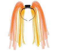 SOIMISS LED Flashing Headband with 6 and 9 Lights, Orange Pp Material, On/off Control, Festive Touch Hair Accessory for Parties and Concerts, Light up Head Band Random Color