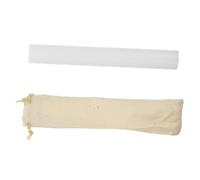 SOIMISS Lightweight Acrylic Stick Buddha Singing Bowl Stick Mallet with Solid Design Simple Looking White Mallet for Foot Singing Bowl and Meditation Sound