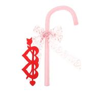 SOIMISS Lightweight Bowknot Candy Cane Dance Props with Heart Arrow Eyeglasses for Halloween Valentine S Day Parties Role Play Accessories Comfortable and Stage Performance Stick One