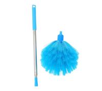 SOIMISS Lightweight Extendable Ceiling Cleaning Brush 2. Telescopic Cobweb Duster for Home Use Sky Blue Dust Remover Tool for Hard-To-Reach Areas